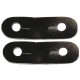 Zilco Peacock Iron Leather Straps Pair